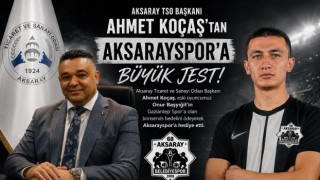 Başkan Koçaş'tan Aksarayspor'a büyük jest