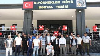 Büyük Pörnek’te sosyal tesis ve taziye evi açıldı