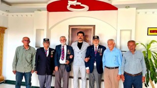 Kaymakam Bek, şehit yakını ve gazileri ağırladı