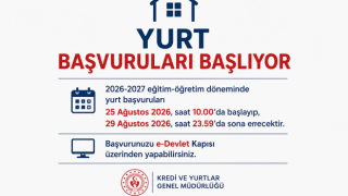 KYK yurt başvuruları ne zaman? Tarihler belli oldu