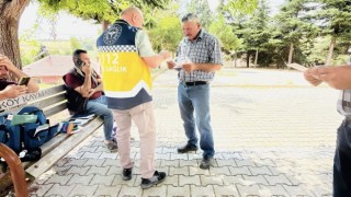 Mobil sağlık ekipleri Ortaköy köylerinde sahaya çıktı