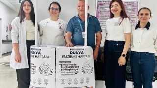 Ortaköy'de annelere emzirme farkındalığı etkinliği