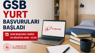 Üniversiteliler dikkat! GSB yurt başvuruları başladı