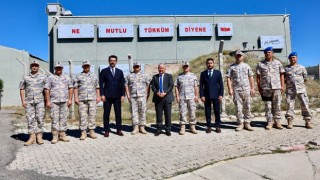 Vali Duru, Ekecik Hava Radar Kıt’a Komutanlığı’nı ziyaret etti