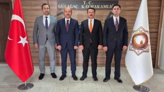 Aksaraylı kaymakamlar Gülağaç’ta buluştu