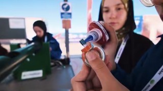 Gençler roketlerini Aksaray’da ateşledi