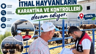 İthal hayvanlara sıkı karantina ve sağlık kontrolü