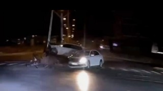 Kırmızı ışık ihlali dehşeti yaşattı