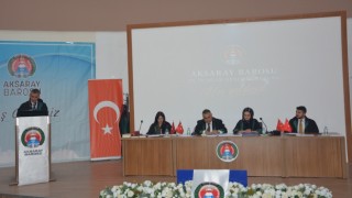 Aksaray barosu genel kurulu yapıldı: Avukatlar yarın sandık başına gidiyor