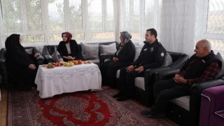 Kaymakam Arıkan’dan gazi ailesine ziyaret