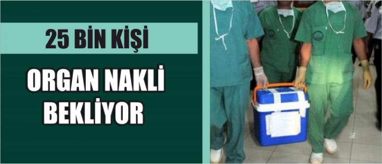 25 Bin Kişi Organ Nakli Bekliyor