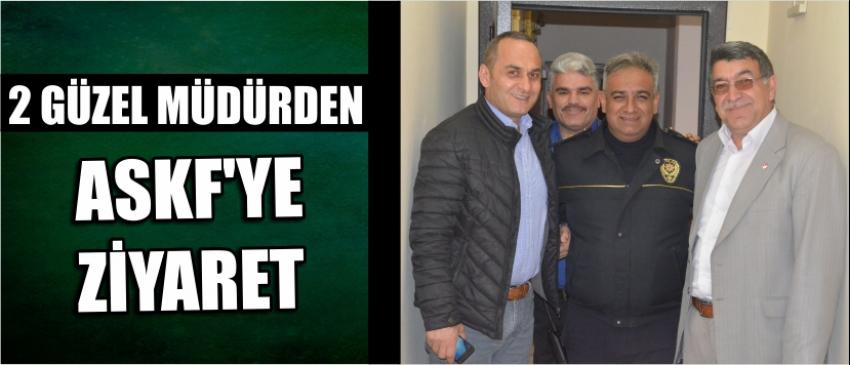 2 Güzel Müdürden Askf’ye Ziyaret