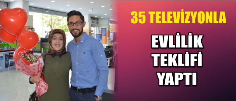 35 Televizyonla Evlilik Teklifi Yaptı