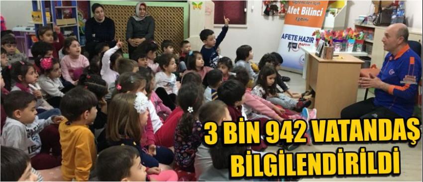 3 Bin 942 Vatandaş Bilgilendirildi