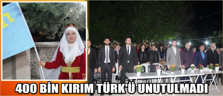 400 Bin Kırım Türk’ü Unutulmadı