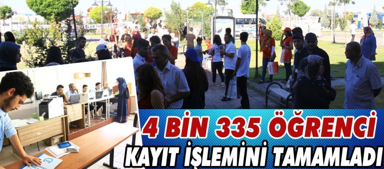 4 Bin 335 Öğrenci Kayıt İşlemini Tamamladı