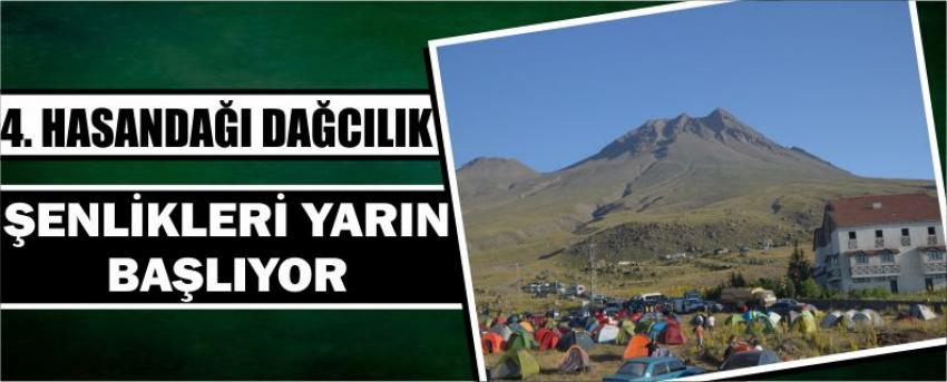 4. Hasandağı Dağcılık Şenlikleri Yarın Başlıyor