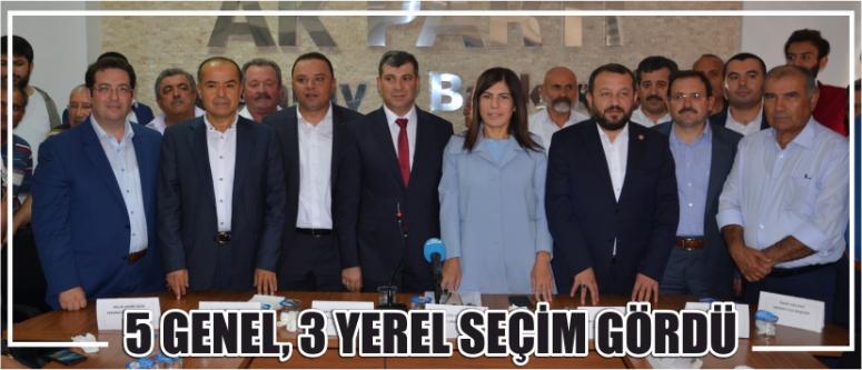 5 Genel, 3 Yerel Seçim Gördü