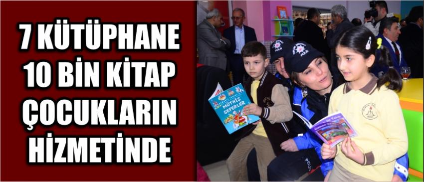 7 Kütüphane 10 Bin Kitap Çocukların Hizmetinde