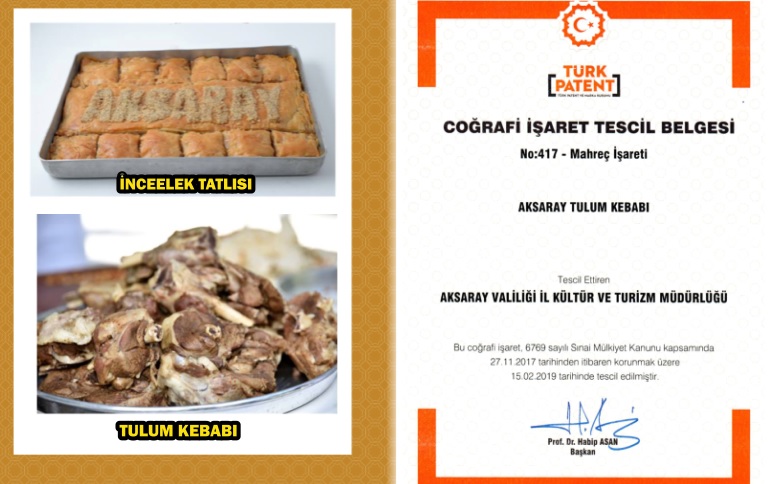 Tulum Kebabı Ve İnceelek Tatlısına Coğrafi İşaret Alındı