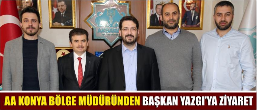 AA Konya Bölge Müdüründen Başkan Yazgı’ya Ziyaret