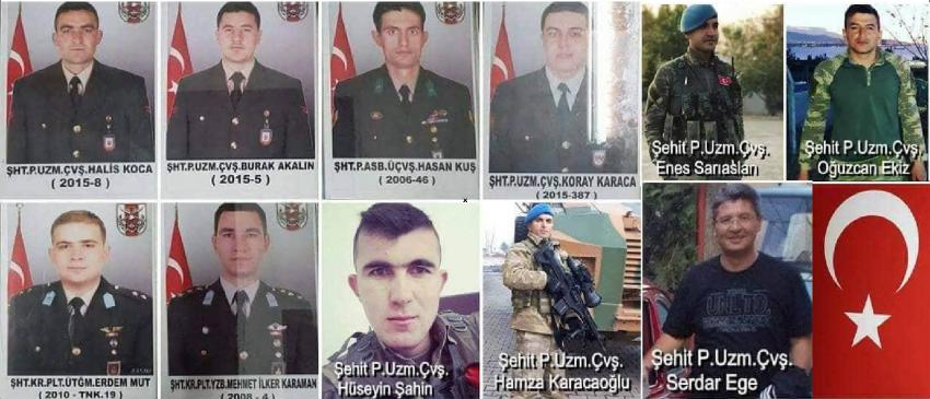 Afrin Harekatı'nda 11 şehit