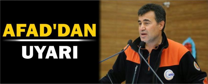 Afad'dan Uyarı
