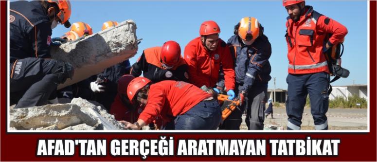Afad’tan Gerçeği Aratmayan Tatbikat