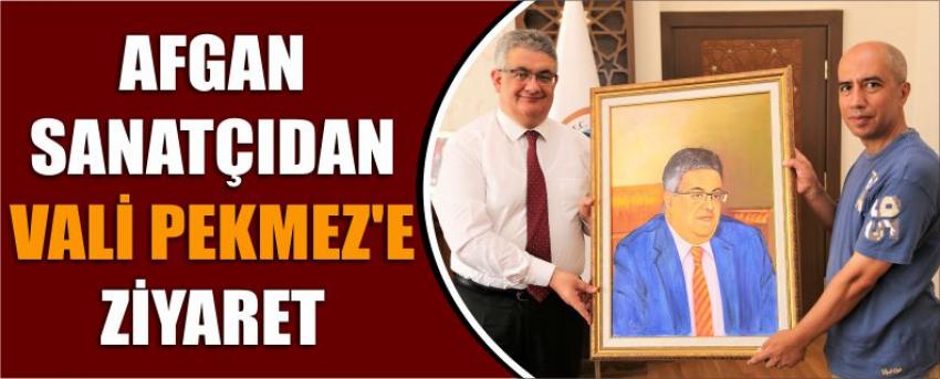 Afgan Sanatçıdan Vali Pekmez’e Ziyaret