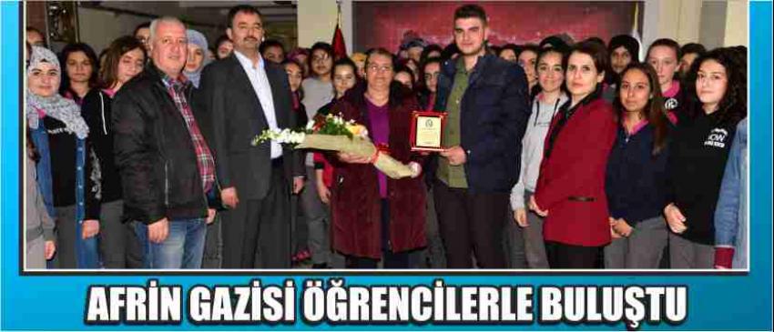 Afrin Gazisi Öğrencilerle Buluştu