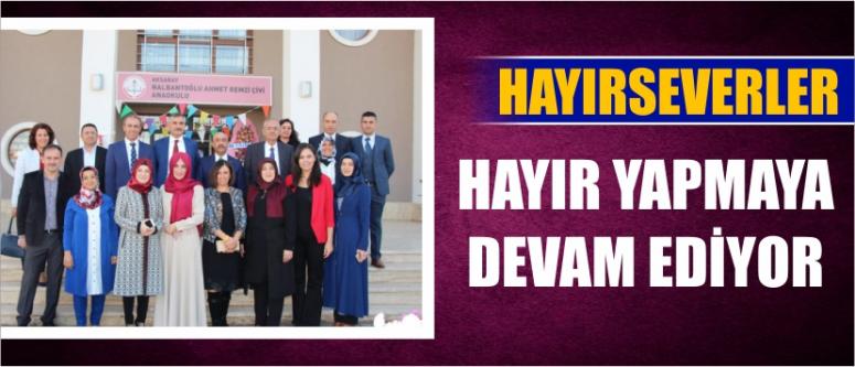 Hayırseverler Hayır Yapmaya Devam Ediyor