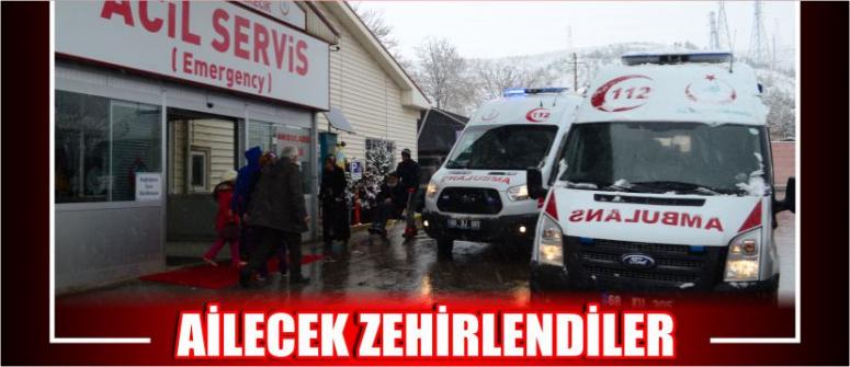 Ailecek Zehirlendiler