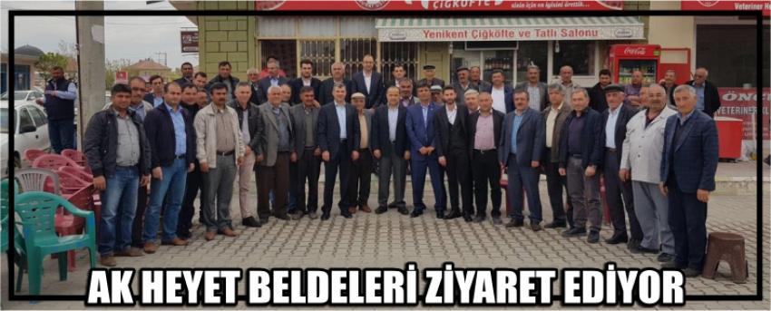 Ak Heyet Beldeleri Ziyaret Ediyor