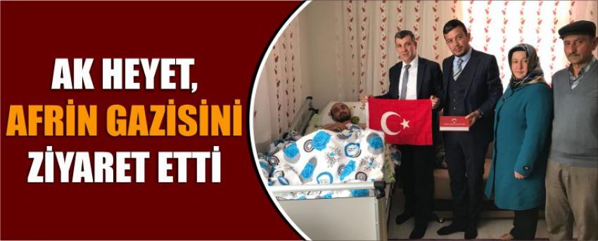 Ak Heyet, Afrin Gazisini Ziyaret Etti