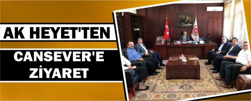 Ak Heyet'ten Cansever'e Ziyaret