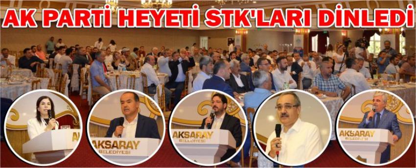 Ak Parti Heyeti Stk’ları Dinledi