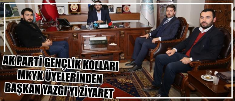 Ak Parti Gençlik Kolları Mkyk Üyelerinden Başkan Yazgı’yı Ziyaret