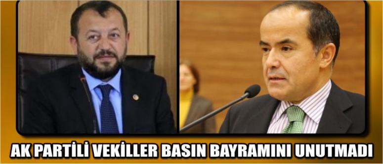 Ak Partili Vekiller Basın Bayramını Unutmadı