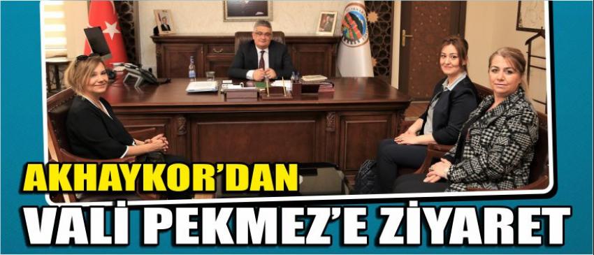  Akhaykor’dan Vali Pekmez’e Ziyaret