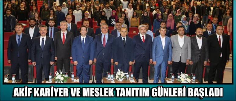 Akif Kariyer Ve Meslek Tanıtım Günleri Başladı