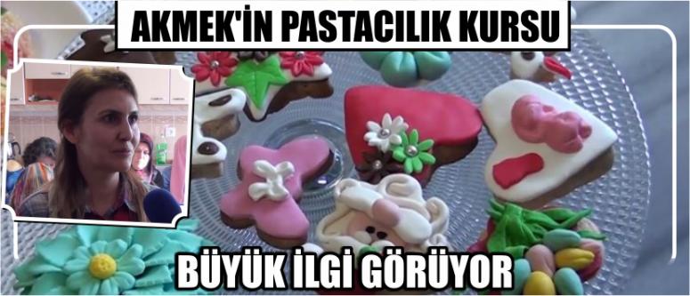 Akmek’in Pastacılık Kursu Büyük İlgi Görüyor