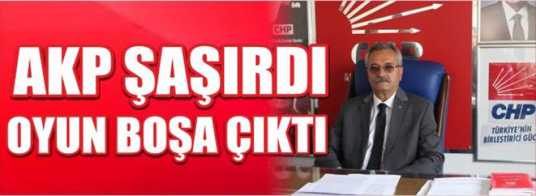 Chp İl Başkanı Toprak Oyun Boşa Çıktı, Akp Şaşırdı