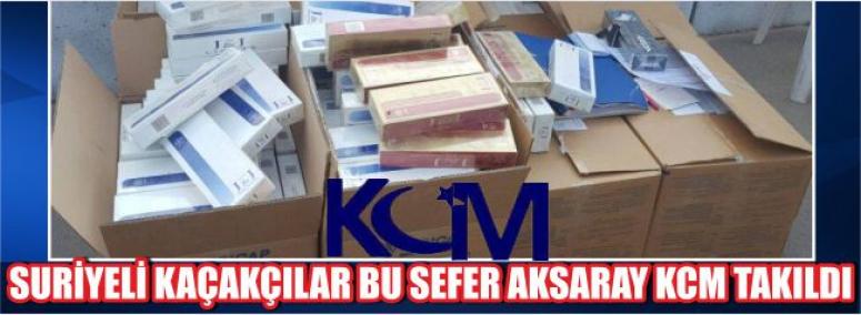 Suriyeli Kaçakçılar Bu Sefer Aksaray Kcm Takıldı