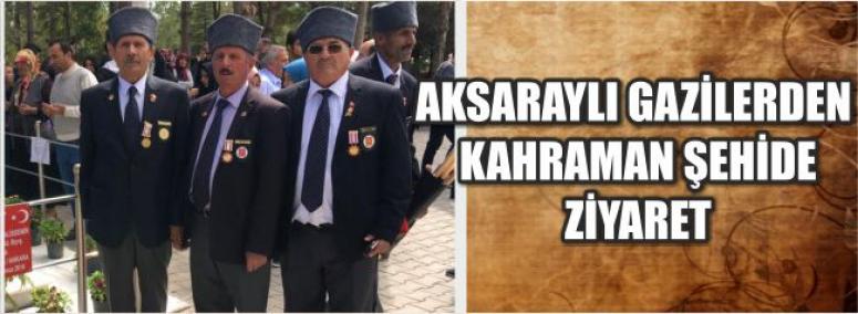 Aksaraylı Gazilerden Kahraman Şehide Ziyaret