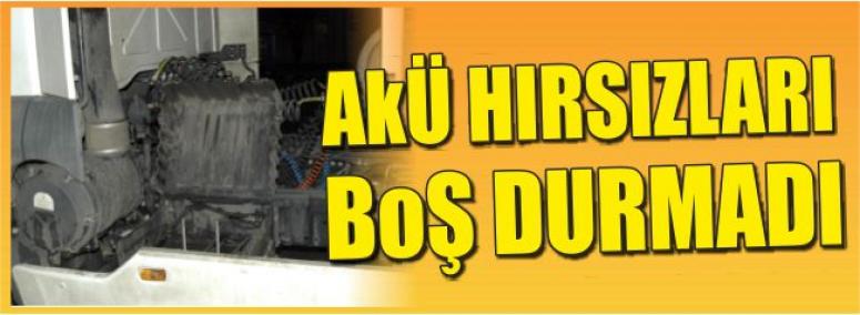 Akü Hırsızları Boş Durmadı 