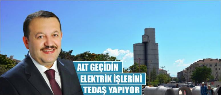 Alt Geçidin Elektrik İşlerini Tedaş Yapıyor