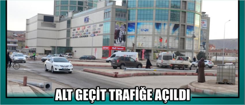 Alt Geçit Trafiğe Açıldı