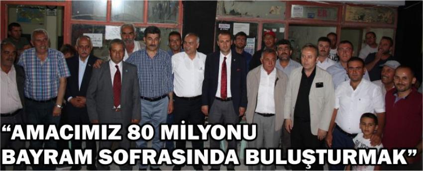 “Amacımız 80 Milyonu Bayram Sofrasında Buluşturmak”