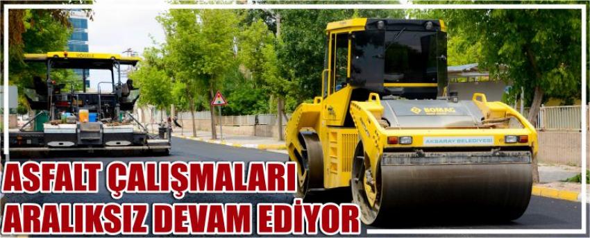 Asfalt Çalışmaları Aralıksız Devam Ediyor
