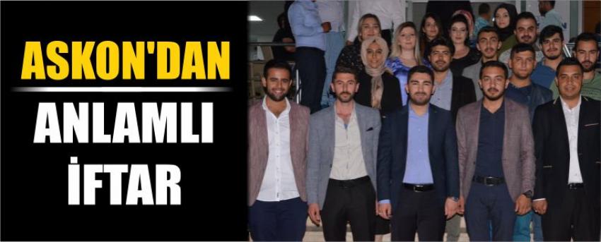 Askon'dan Anlamlı İftar